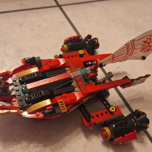 Lego Ninjago Land Bounty like new with upgrades