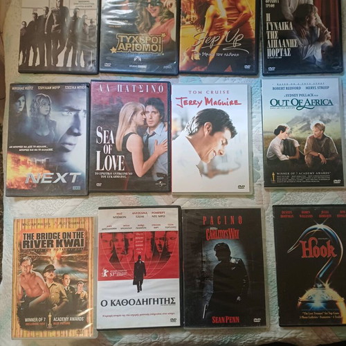 DVD pack of 54 movies like new