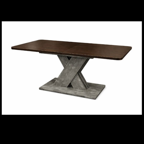 Dining table new extendable two-tone melamine 140-180x85x75cm