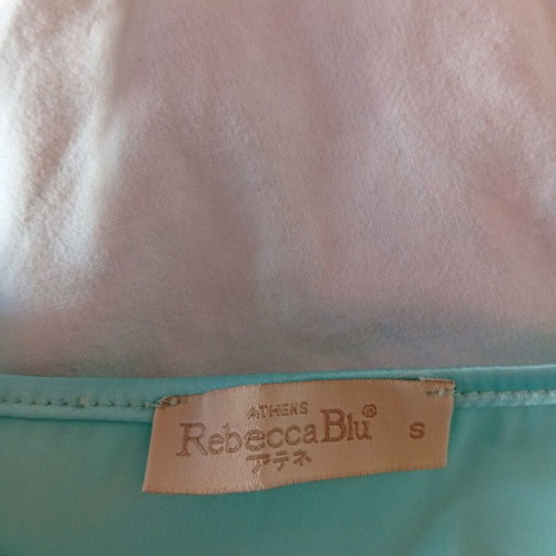 Rebecca Blu Satin Dress size S like new, turquoise