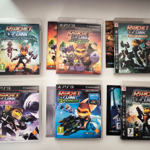 Ratchet and Clank collection for PS3, very good condition