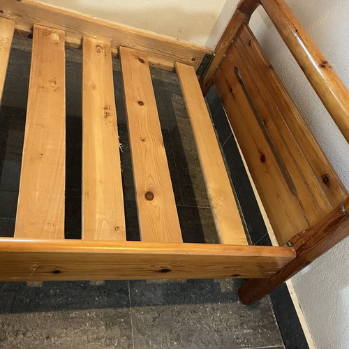 Single bed frame in Swedish wood 1x2 meters