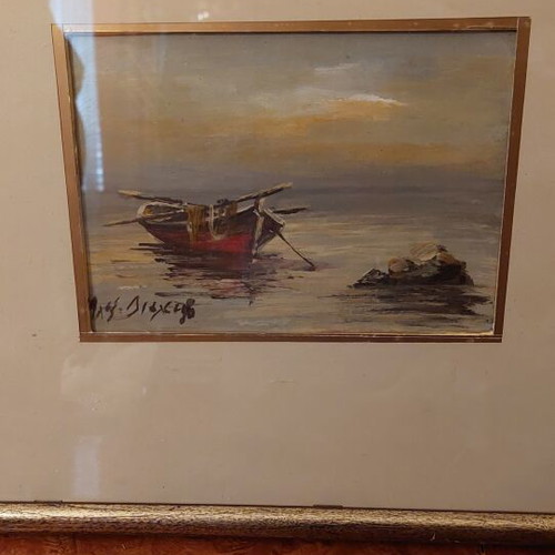 Seascape Paintings Set by Alexandros Dialetis like new