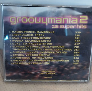 JERONIMO GROOVY MANIA 12 SUPER HITS CD ELECTRONIC