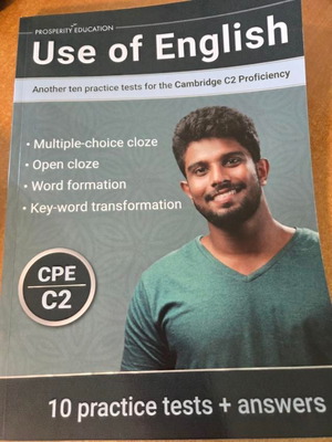 Use of English CPE book new with 10 practice tests for Cambridge C2