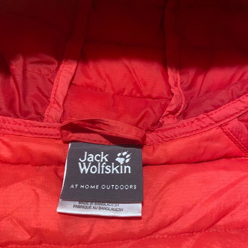 Jack Wolfskin women's down jacket used, size L, red