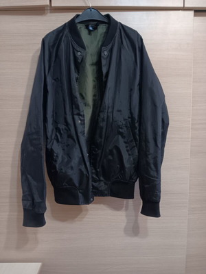 Ανδρικό μπουφάν H&M μεταχειρισμένο, λεπτό, μαύρο, μέγεθος XS