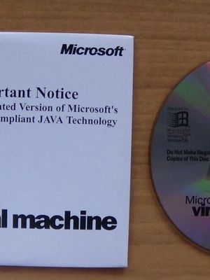 CD Microsoft Java Virtual Machine νέο, συλλεκτικό
