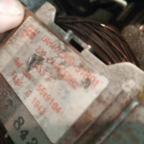 Dryer motor refurbished