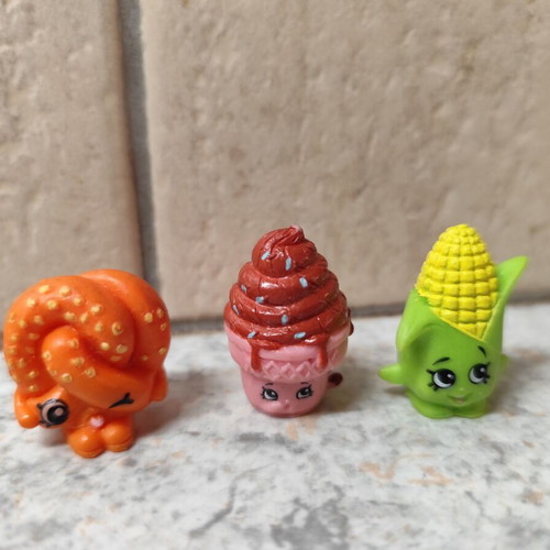 Φιγούρες Shopkins σετ 3 σαν καινούργιο