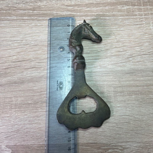 Horse bottle opener used