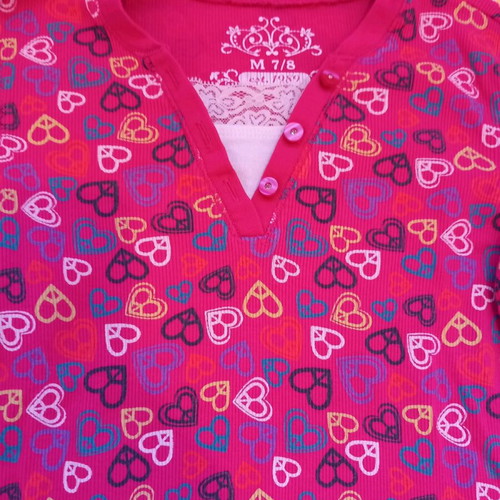 Two blouses for 7 years old like new, pink