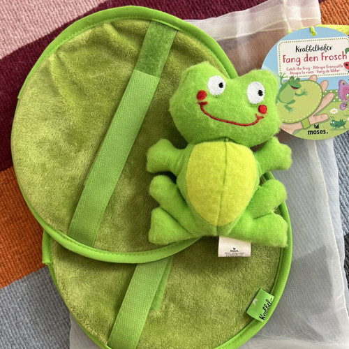 Krabbelkäler Catch the Frog Moses toy like new