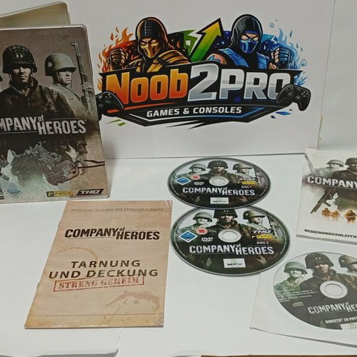 Company of Heroes PC Steelbook used edition with 3 discs and manuals