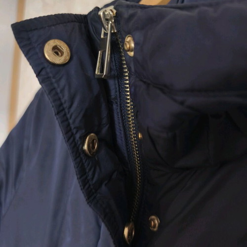 Esprit long puffer jacket size M like new, navy