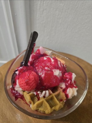 Waffle Candle new handmade aromatic decor