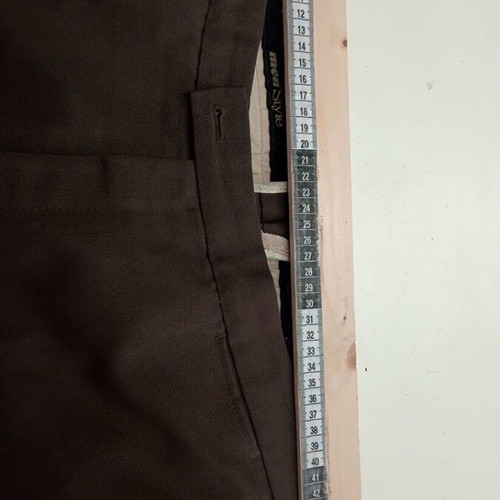 Brown classic line pants medium size used by A-Style