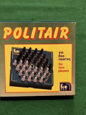 1984 Politair vintage board game by Dourios