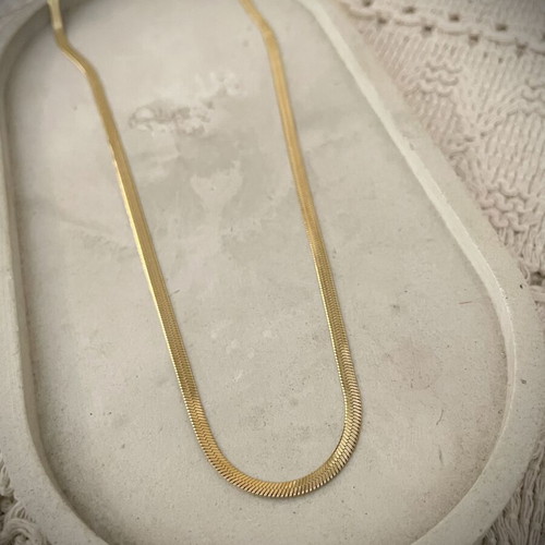 Unisex Stainless Steel Gold Chain Necklace new