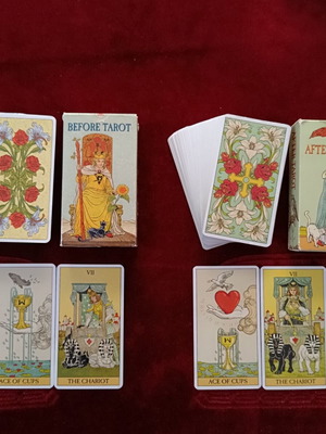 Σετ Before Tarot και After Tarot τράπουλες σαν καινούργιο