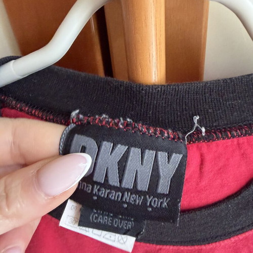 DKNY men's red blouse size large used