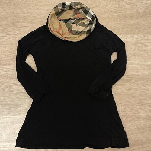 Burberry wool blouse used, black, size XS