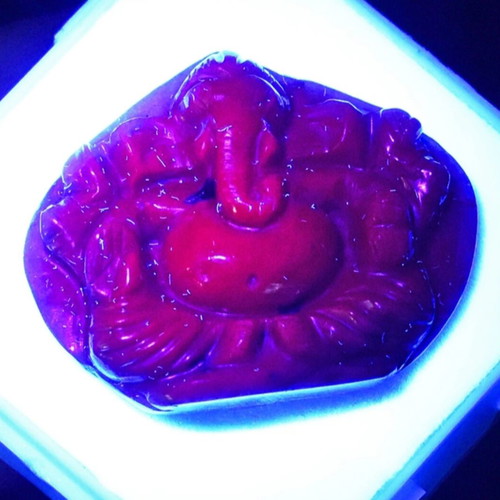 Ruby 100% natural 72.00 cts carved god Ganesha