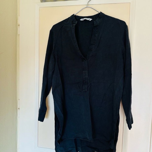 Zara women's black shirt like new, size L