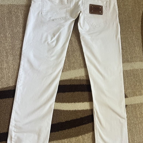 Dolce & Gabbana vintage jeans size 40 like new, white