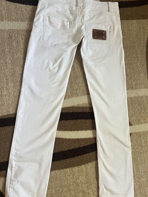 Dolce & Gabbana vintage jeans size 40 like new, white