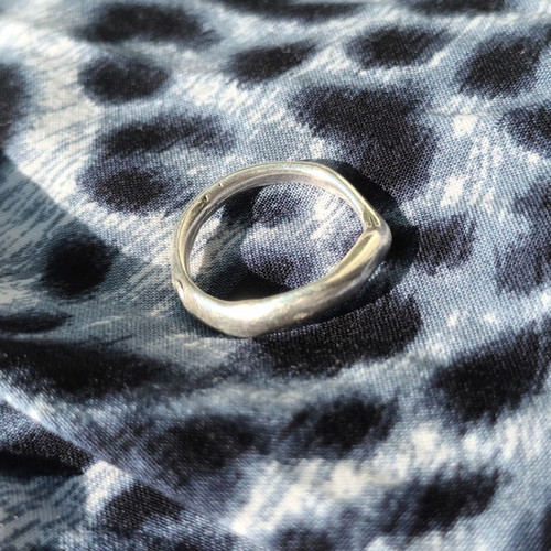 Tiny silver ring 925