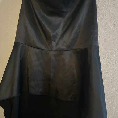 Zara satin skirt new, black, size XS