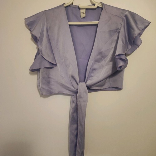 Crop top blouse lilac like new