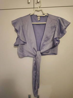 Crop top blouse lilac like new