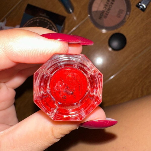 Fenty red lipstick lightly used
