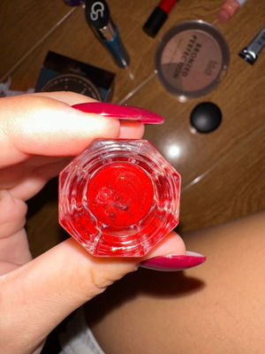 Fenty red lipstick lightly used