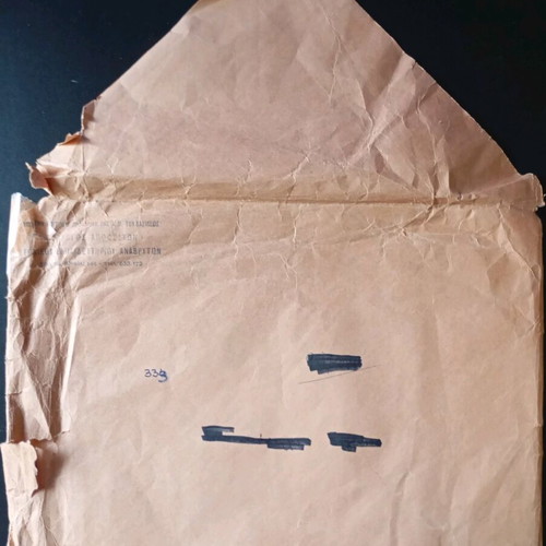 Folder with tie and Anavryta documents used