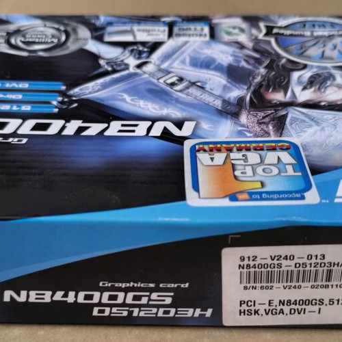 MSI N8400GS graphics card sealed, new