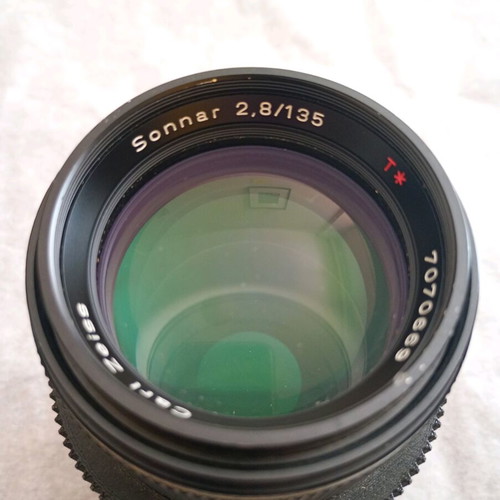 Zeiss Sonar Contax 135mm f2.8 Canon mount used lens