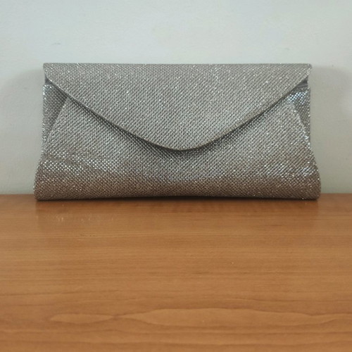 Envelope bag used, rose gold silver color