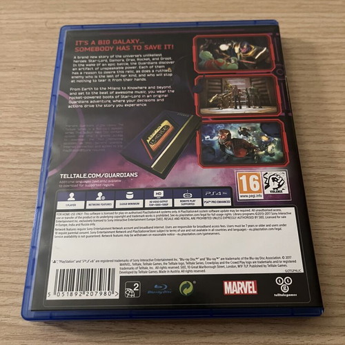 Guardians of the Galaxy Telltale Series PlayStation 4 game like new