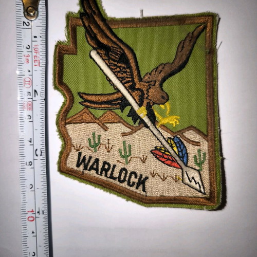 Warlock USAF Polemarch vintage sewn patch new
