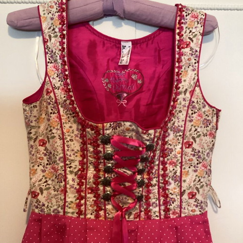 Traditional German Dress new, size XS 34, multicolor