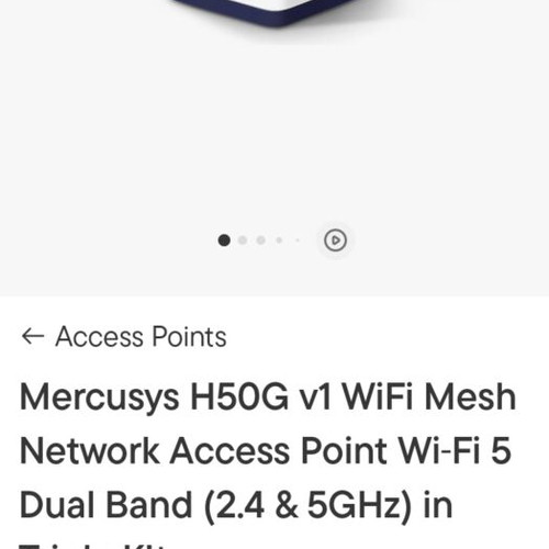 Mercusys Mesh H50G Wi-Fi System new, sealed