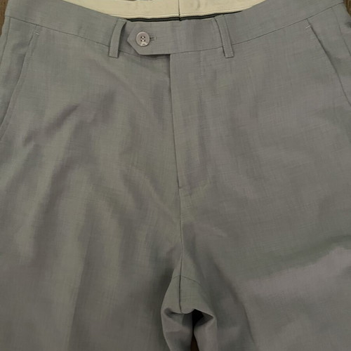 Office pants like new, soft light blue fabric