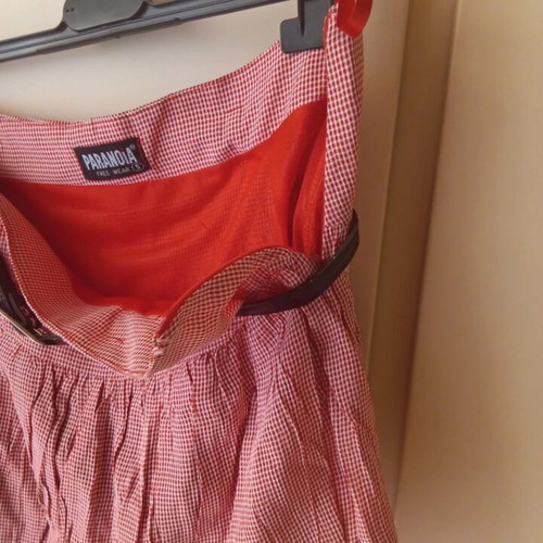 Mini skirt Paranoia like new, size S/36, white and red