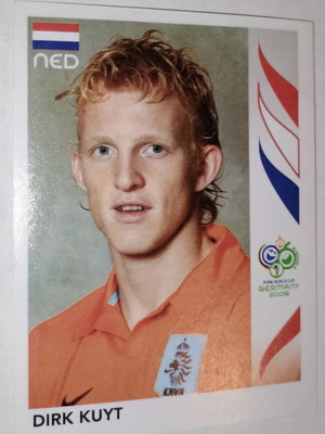 Dirk Kuyt Panini FIFA World Cup 2006 sticker like new
