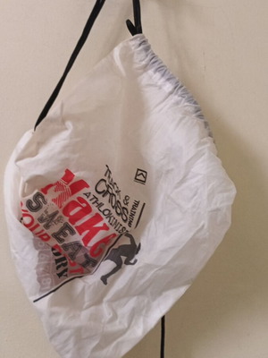 White sports sack like new