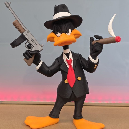 Duffy Duck gangster figure like new, 26 cm