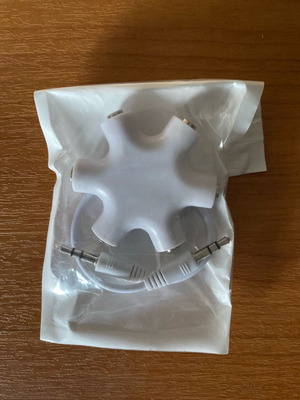 Audio Splitter Αντάπτορας Ήχου 6 σε 1 με καλώδιο jack καινούργιο